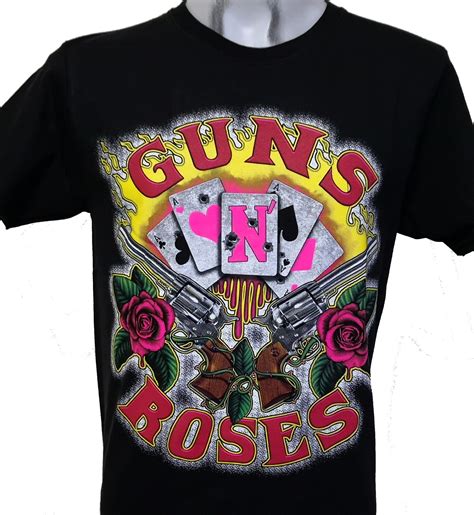 Rock Out with Style: Women's Guns and Roses T-Shirt for the Ultimate Music Fan